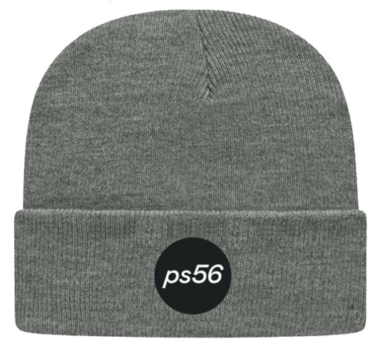 Beanie - Grey with Black Logo
